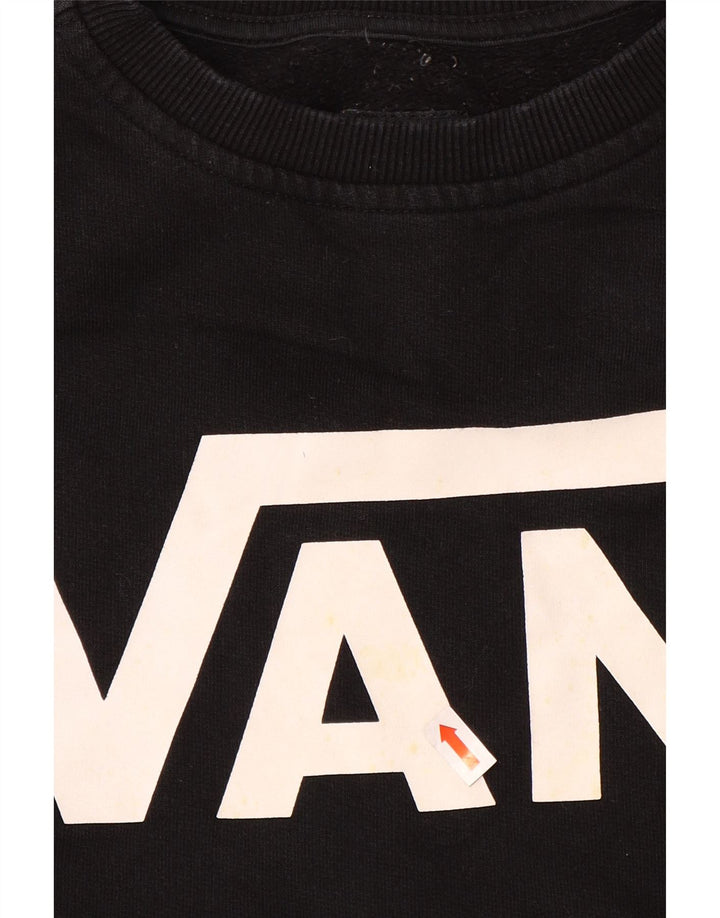 Vans Sweat-shirt graphique pour homme XS en coton noir