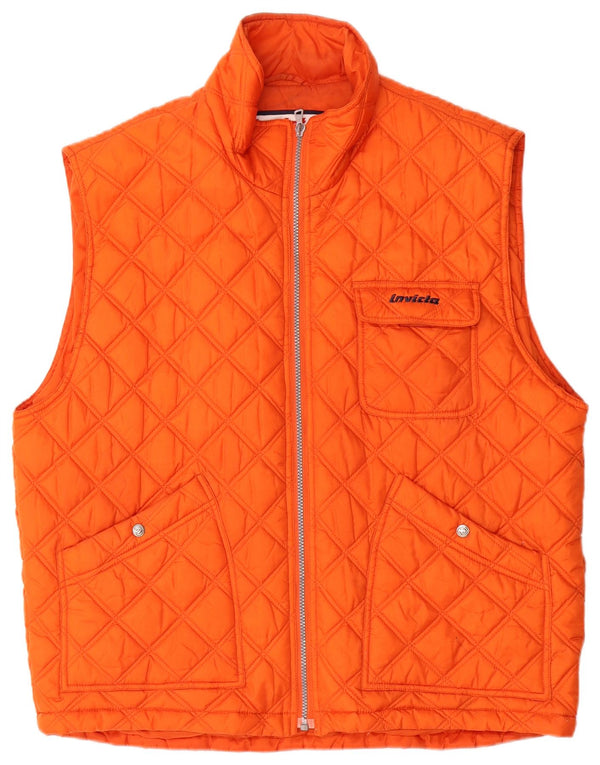 Invicta Gilet matelassé pour homme UK 42 XL Orange Polyamide
