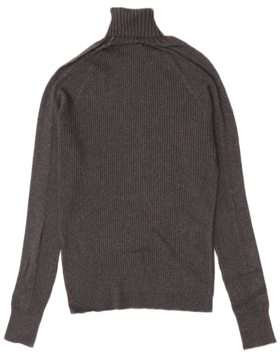 Zara Pull Col Roulé Homme Gris Moyen