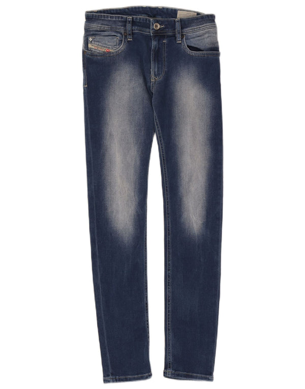 Diesel Filles Sleenker-j Slim Skinny Jeans 11-12 ans W26 L28 Bleu Coton