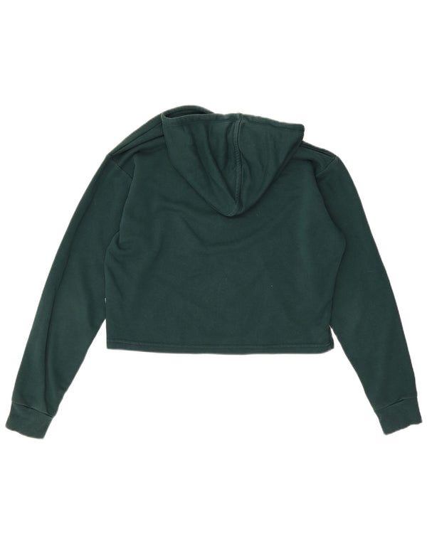 Puma Pull à capuche surdimensionné pour femme UK 10 Petit coton vert