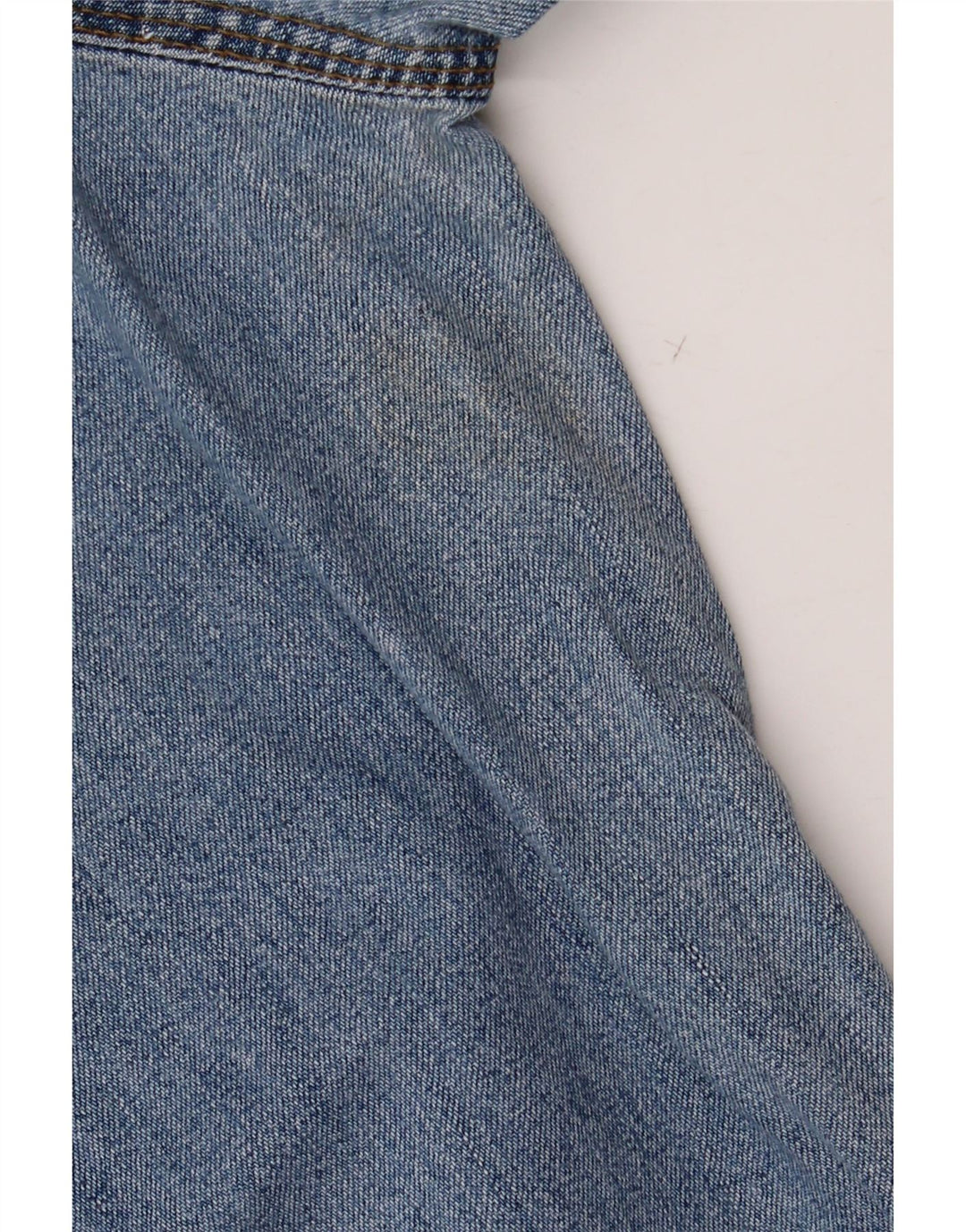 vintage Femmes Maternité Salopette Jeans Grand W40 L30 Coton Bleu