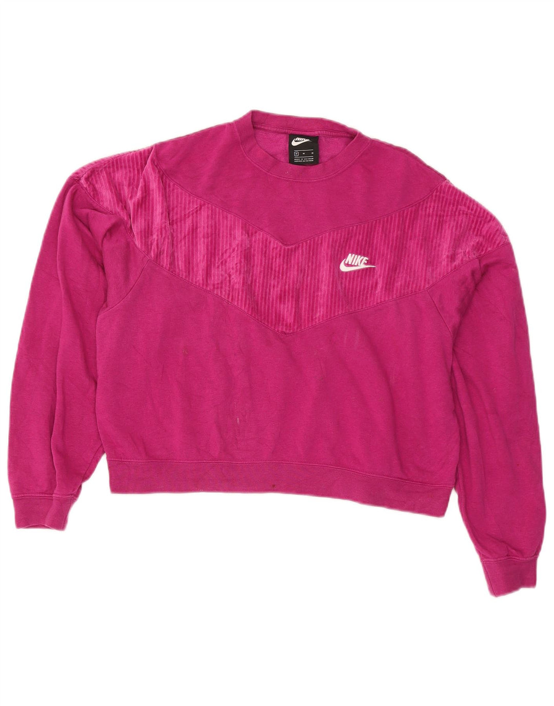 Nike Sweat-shirt surdimensionné pour femme UK 14 Rose moyen