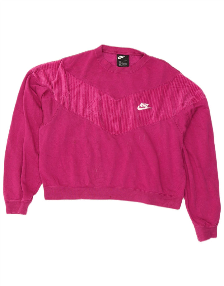 Nike Sweat-shirt surdimensionné pour femme UK 14 Rose moyen
