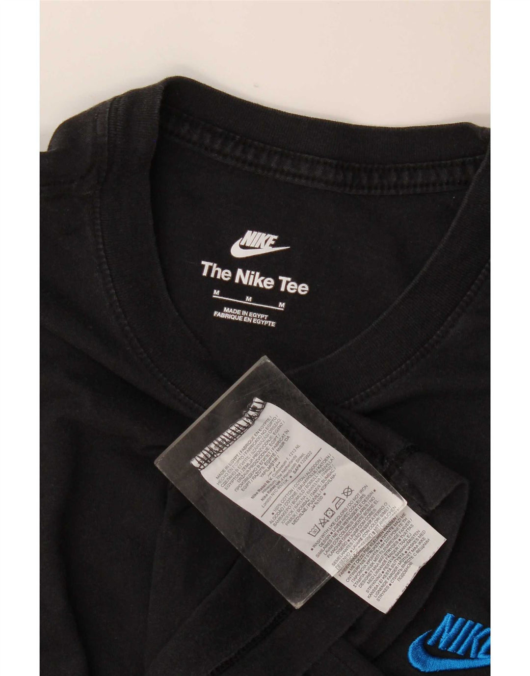 Nike T-Shirt Homme Noir Moyen Coton