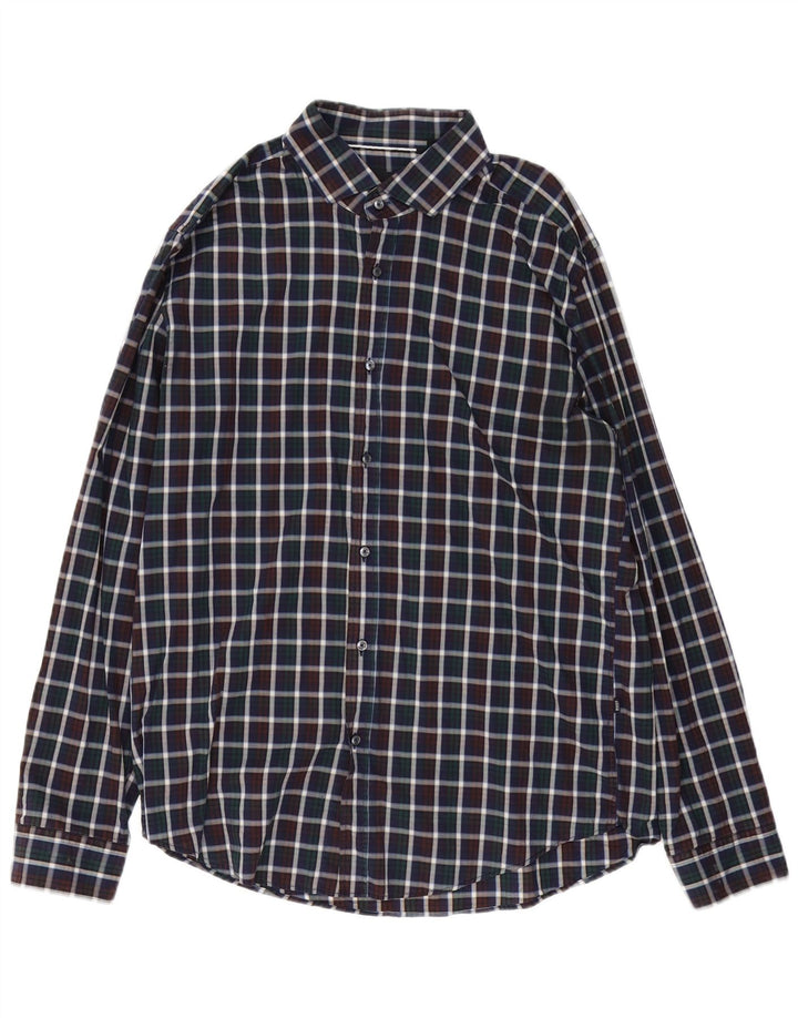 Hugo Boss Chemise Slim Fit XL Carreaux multicolores
