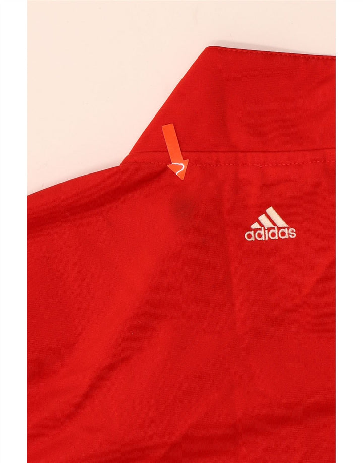 ADIDAS Veste de survêtement pour garçon 13-14 ans Rouge Colourblock Polyester