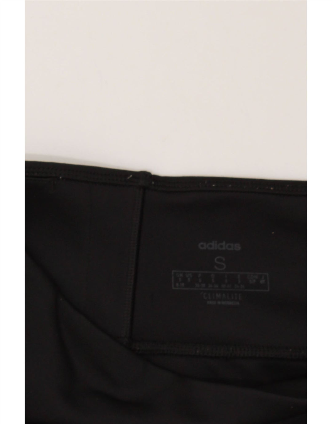 ADIDAS Womens Leggings UK 10 Small  Black Polyester Vintage Adidas and Second-Hand Adidas from Messina Hembry 