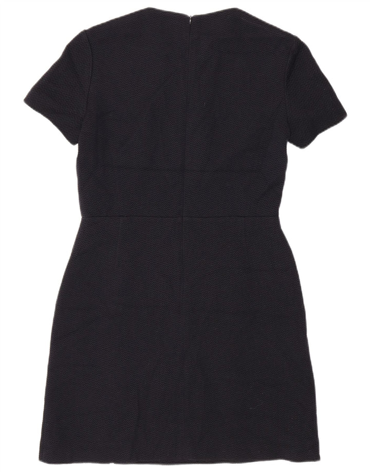 FRENCH CONNECTION Robe fourreau pour femme UK 12 Bleu marine moyen Polyester