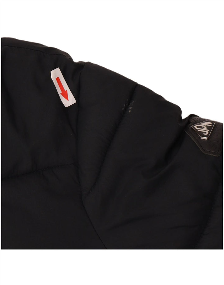 Superdry Veste rembourrée pour femme UK 8 Small Noir Nylon