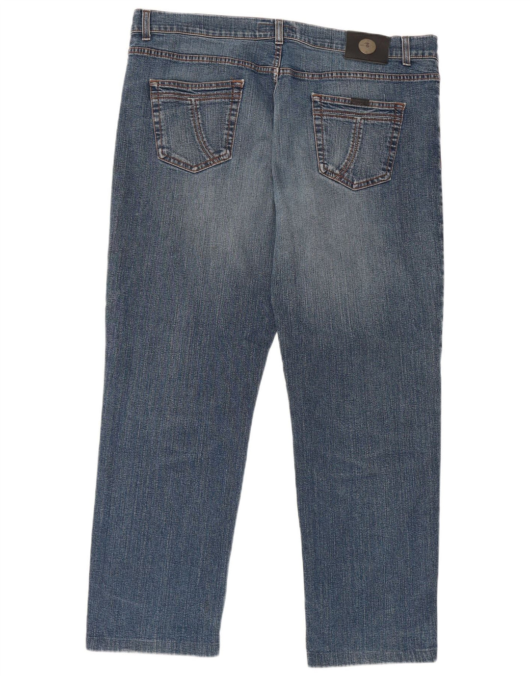 Trussardi Jean Droit W44 L30 Bleu Coton Homme