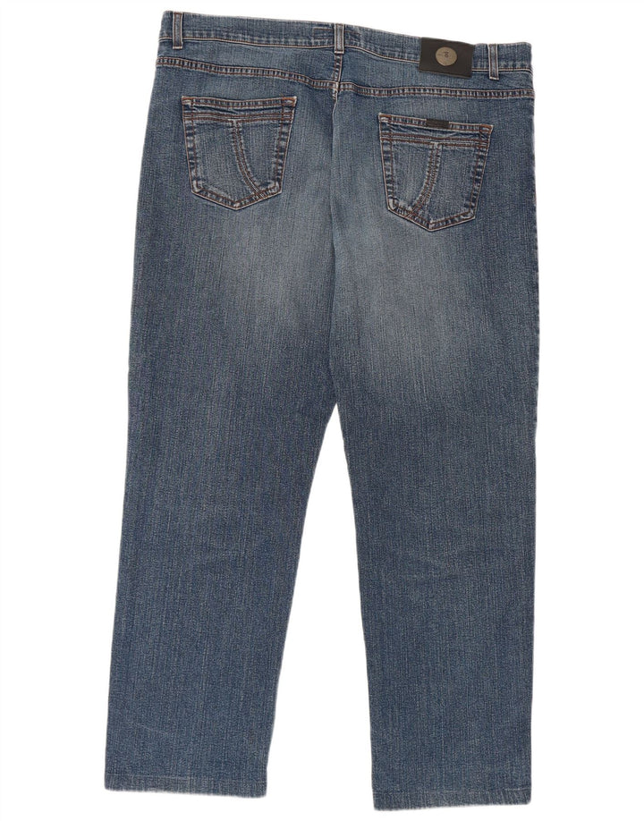 Trussardi Jean Droit W44 L30 Bleu Coton Homme