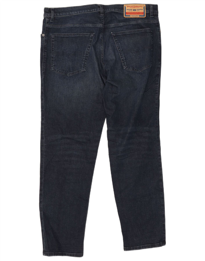 DIESEL Jean Slim Homme W36 L32 Bleu Marine Coton