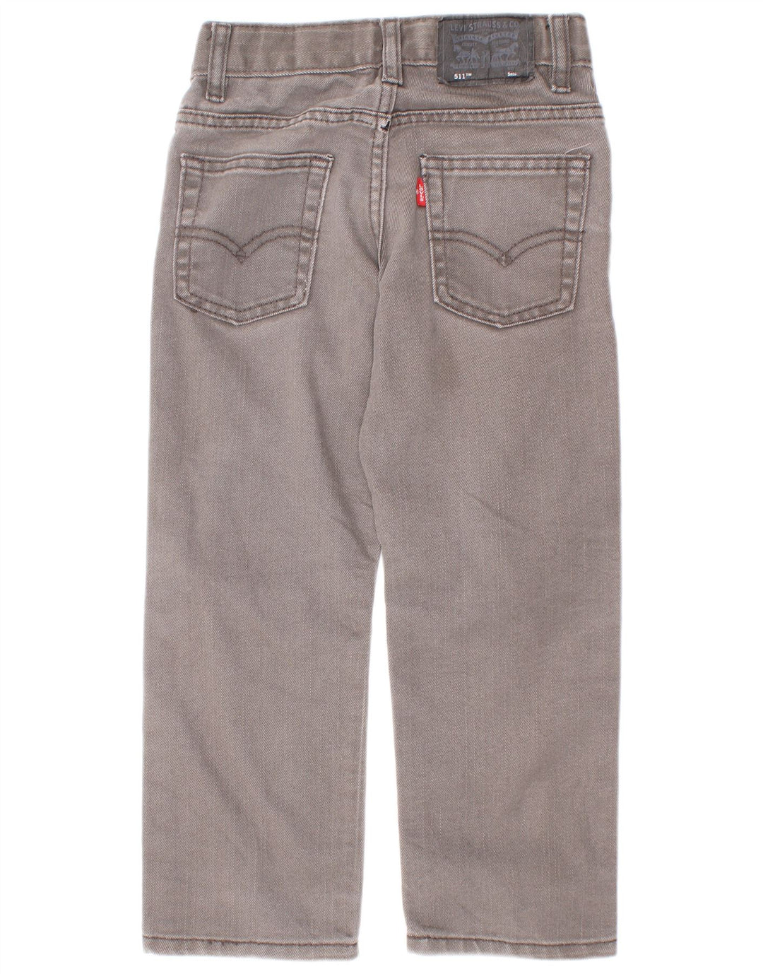 Levi's Garçons 511 Jean Slim Déchiré 4-5 Ans W22 L18 Gris Coton