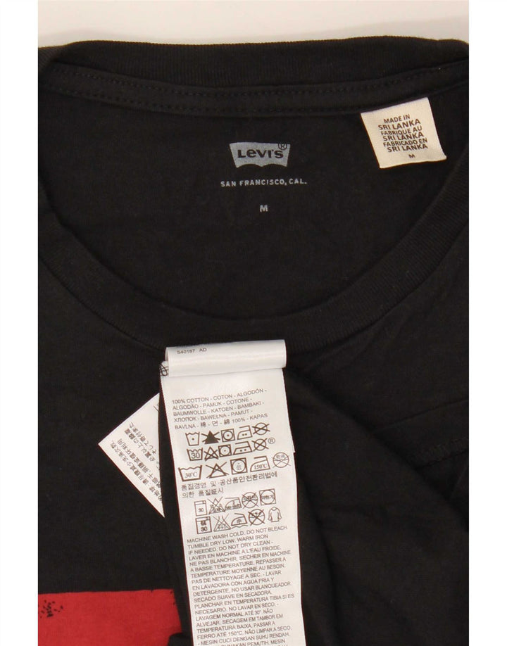 Levi's Tee-Shirt Graphic Homme Noir Moyen Coton