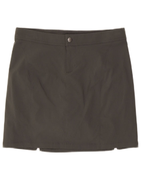 Columbia Mini jupe taille basse pour femme UK 8 Small W30 Gris Nylon