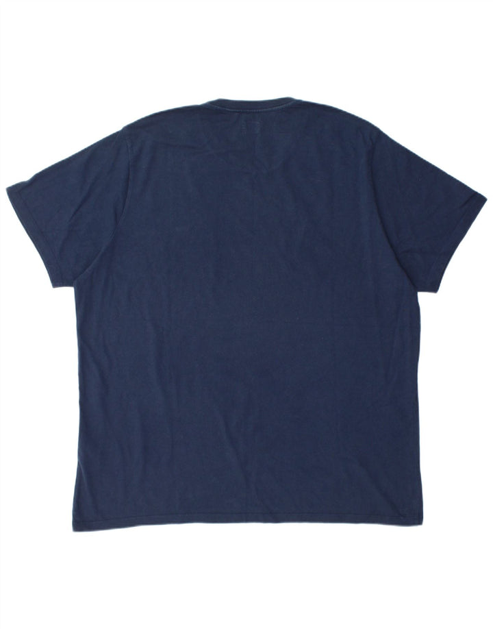 LEVI'S T-Shirt Homme Top 2XL Bleu Marine Coton