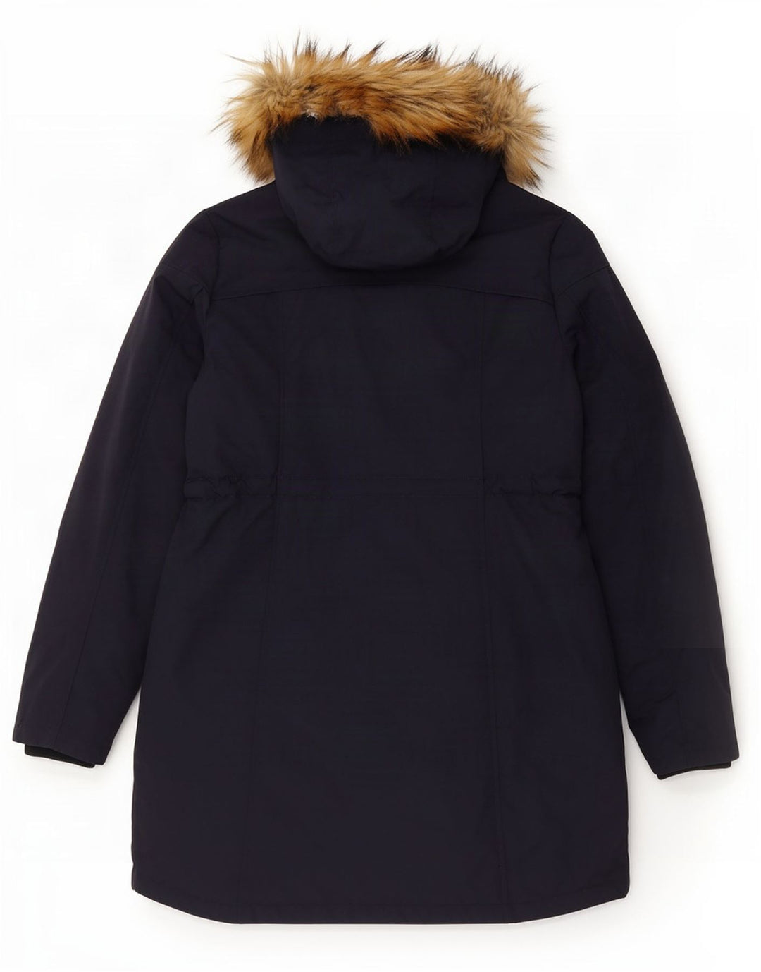 Fat Face Manteau rembourré à capuche pour femme UK 14 Medium Bleu marine Nylon