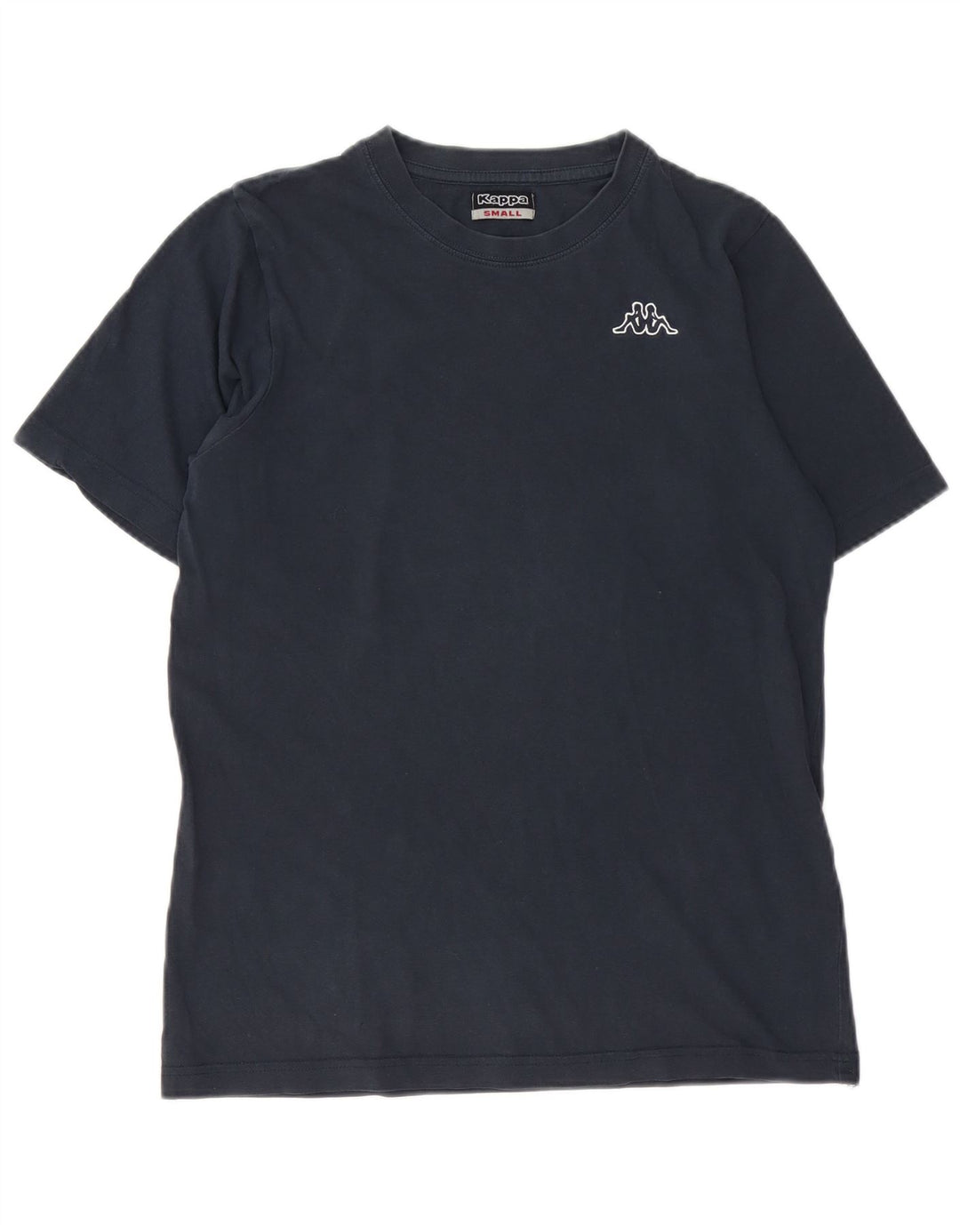 Kappa Homme T-Shirt Top Petit Bleu Marine Coton