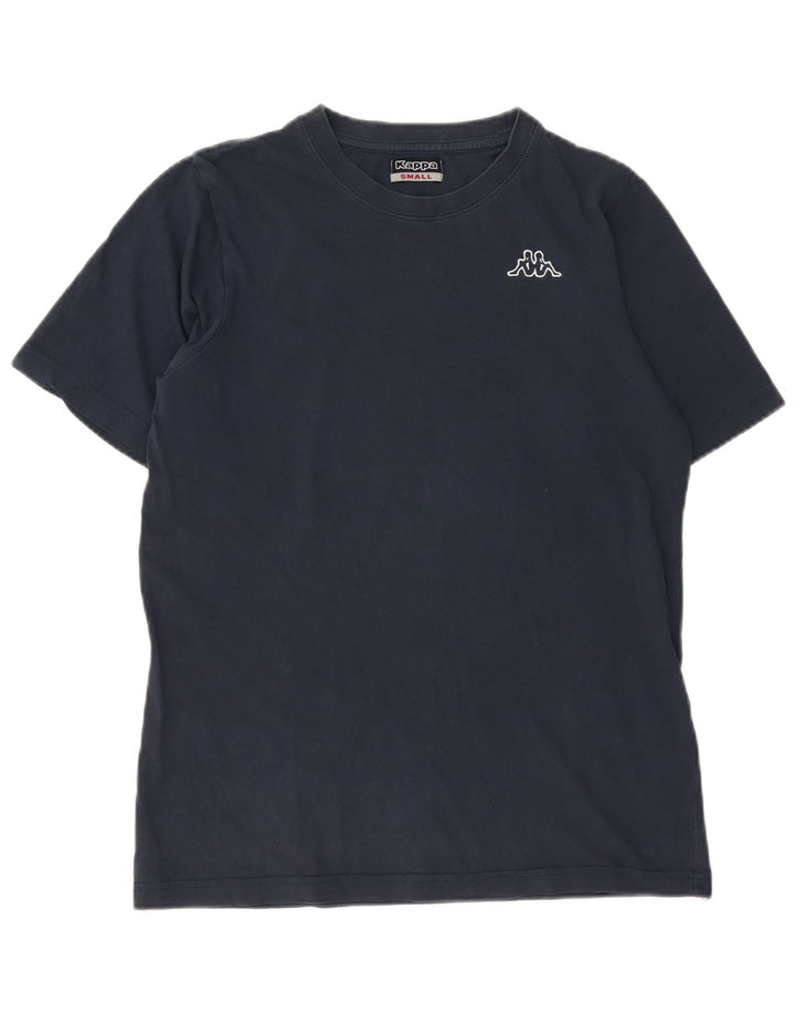 Kappa Homme T-Shirt Top Petit Bleu Marine Coton