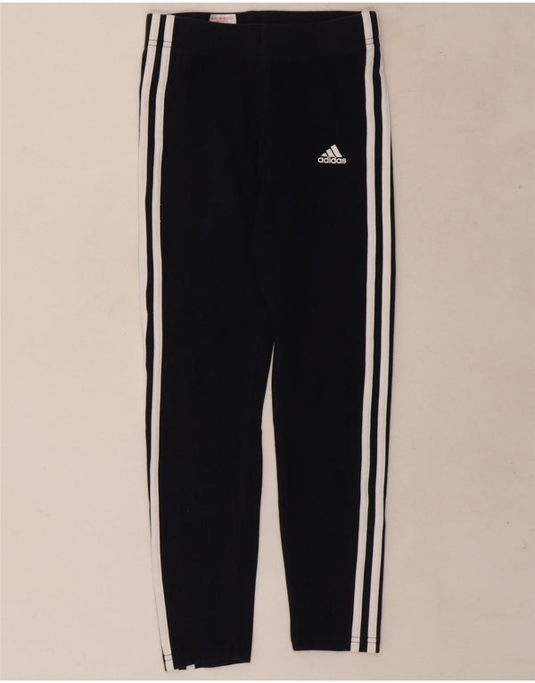 Adidas Legging Fille 11-12 ans Bleu Marine Coton