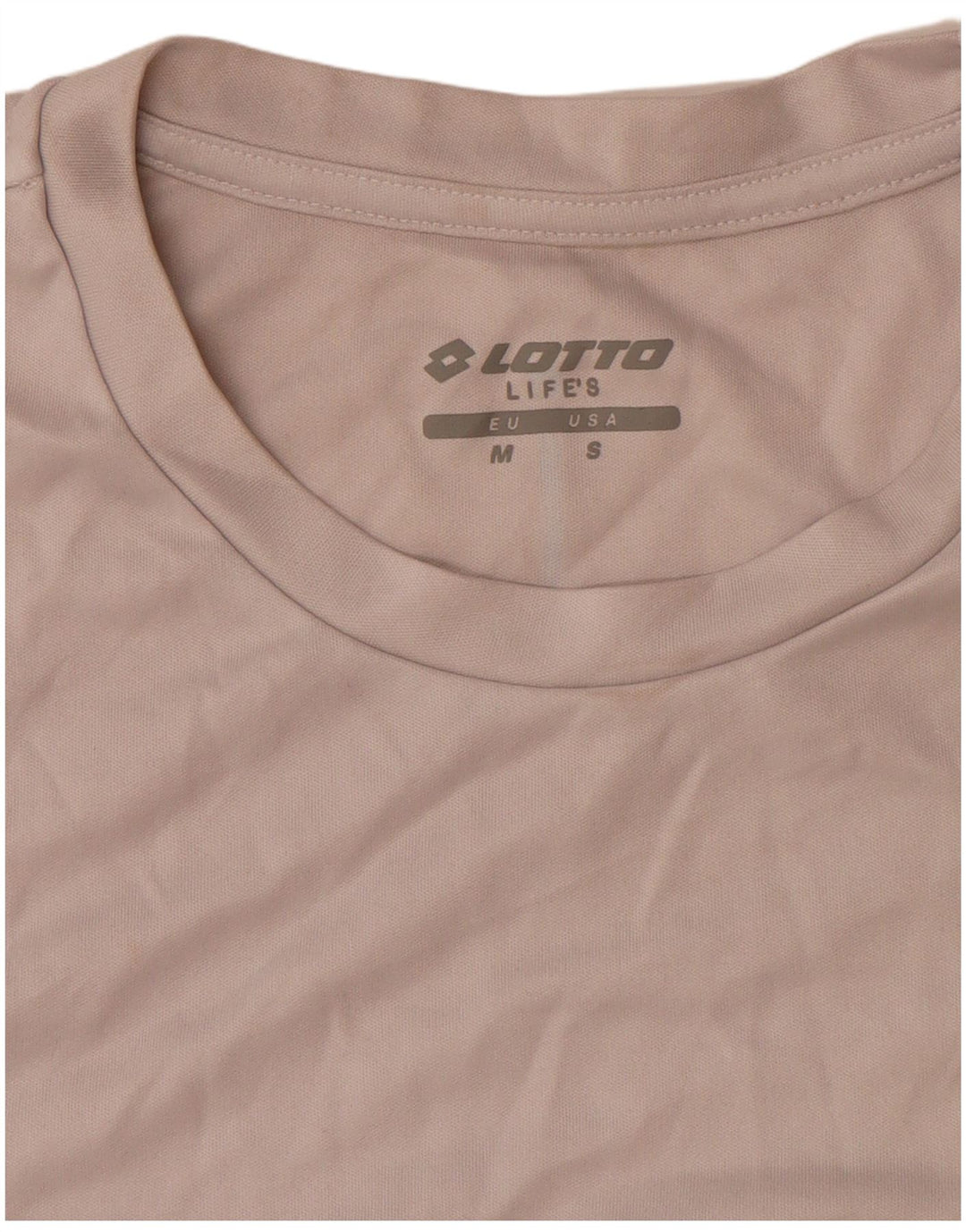 Lotto T-Shirt Homme Gris Moyen Polyester
