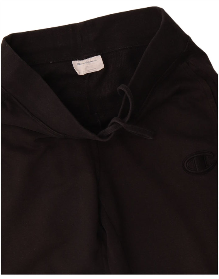 Champion Pantalon De Survêtement Joggers Coton Noir Moyen Femme