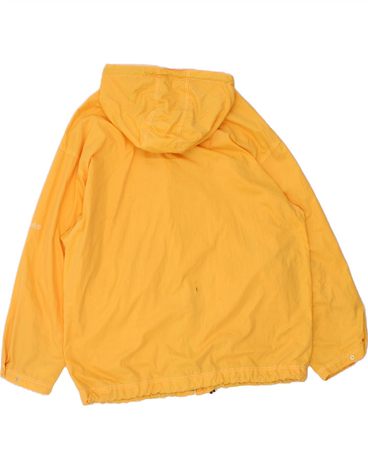 TIMBERLAND Veste de pluie à capuche pour homme UK 40 Large Jaune Nylon