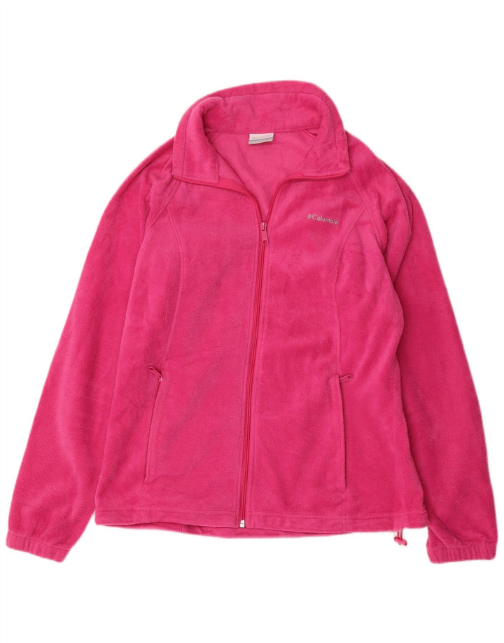 COLUMBIA Veste Polaire Femme UK 16 Large Rose Polyester