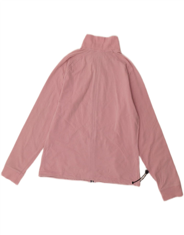 Asics Veste de survêtement pour femme UK 12 Coton rose moyen
