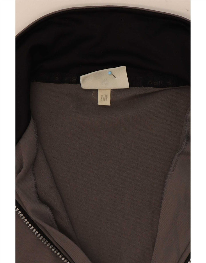 Asics Veste de Survêtement Homme Gris Moyen Polyester