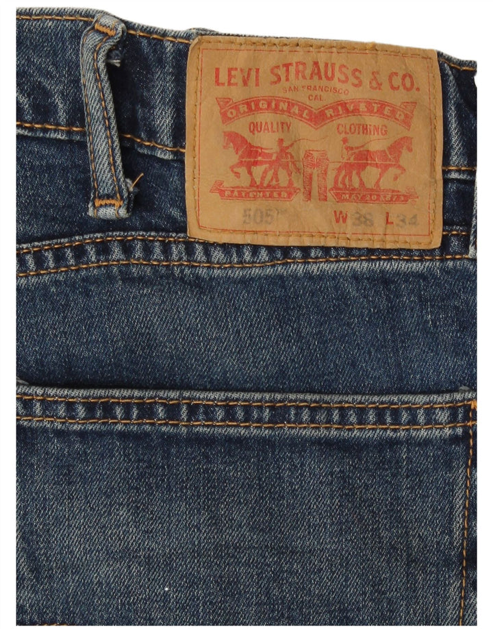 Levi's Jean Droit 505 Homme Bleu W38 L34 Coton