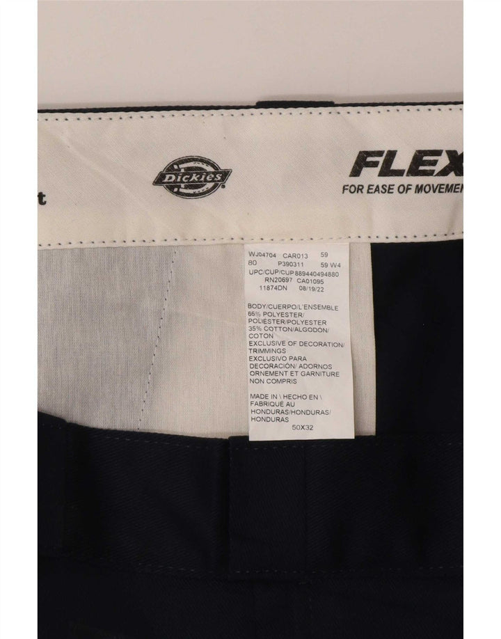 Dickies Pantalon Chino Droit Homme W50 L32 Bleu Marine Polyester