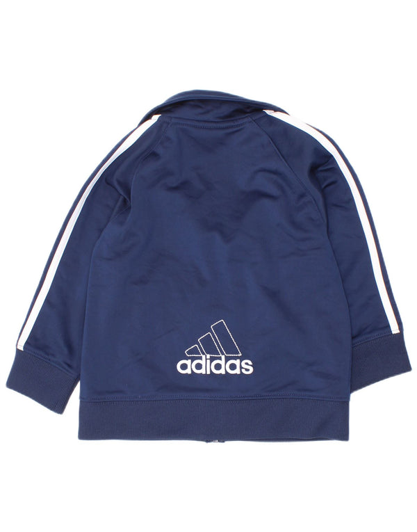 Adidas Veste de survêtement graphique pour bébé garçon 12-18 mois Bleu marine