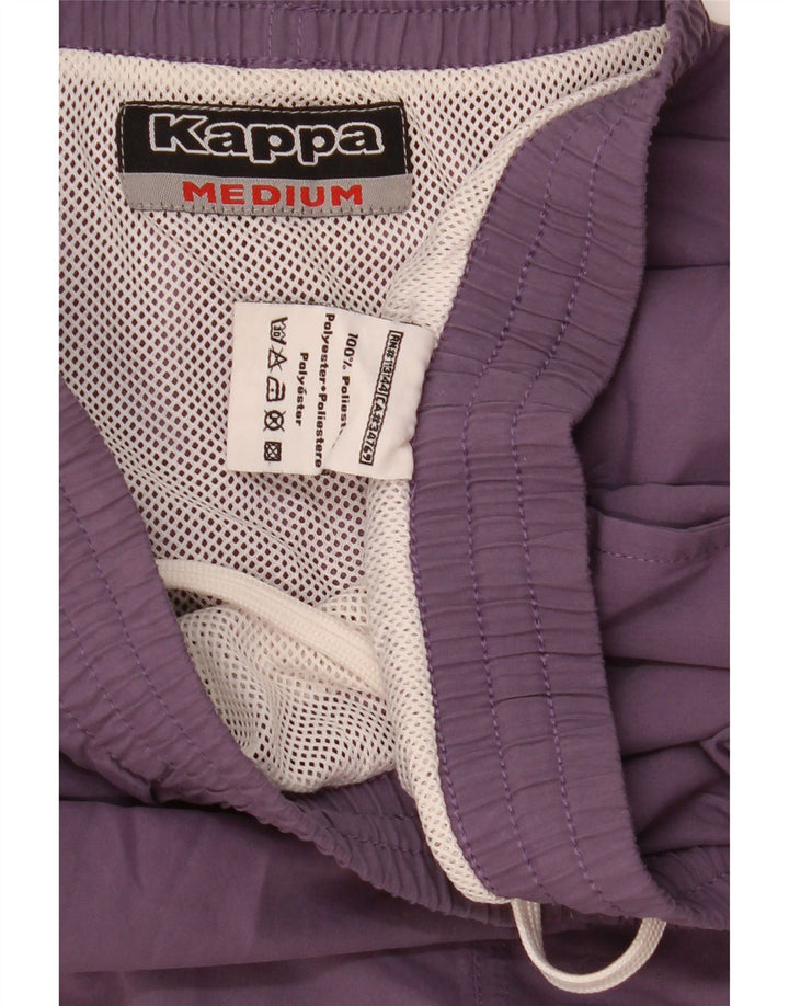 Kappa Short de Sport Homme Violet Moyen Polyester