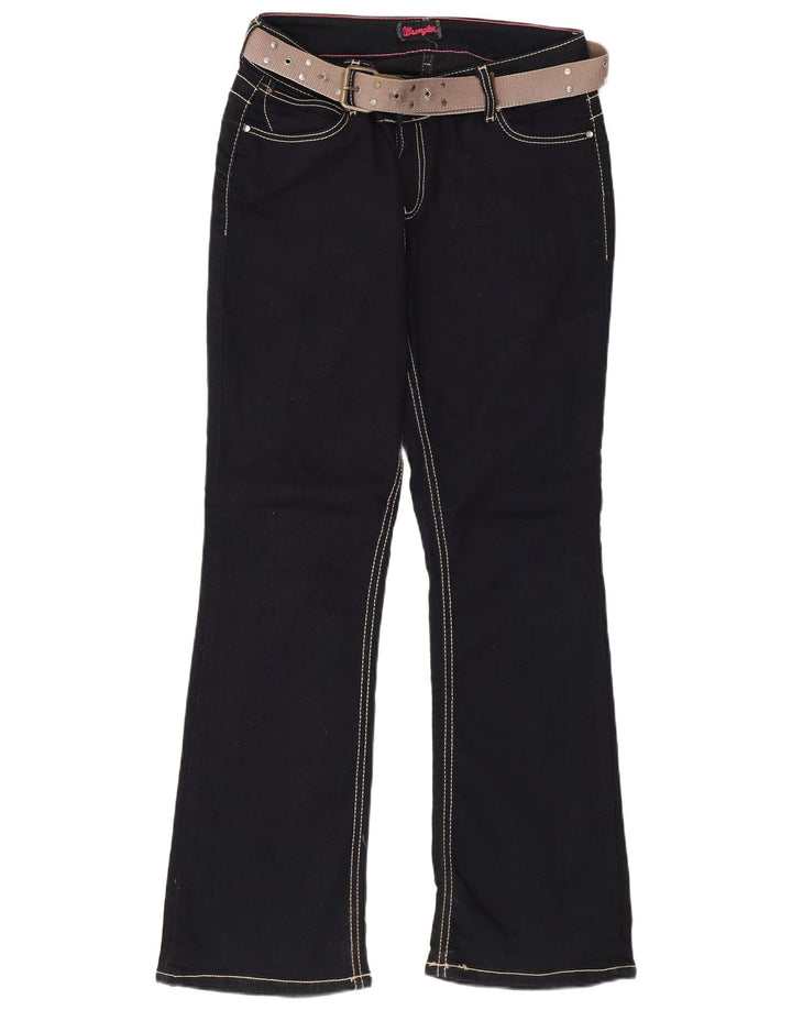 Wrangler Jean Bootcut Femme W32 L31 Bleu Marine Coton