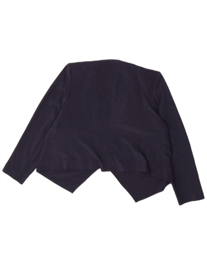 Marks & Spencer Haut Boléro Femme UK 16 Large Bleu Marine Polyester