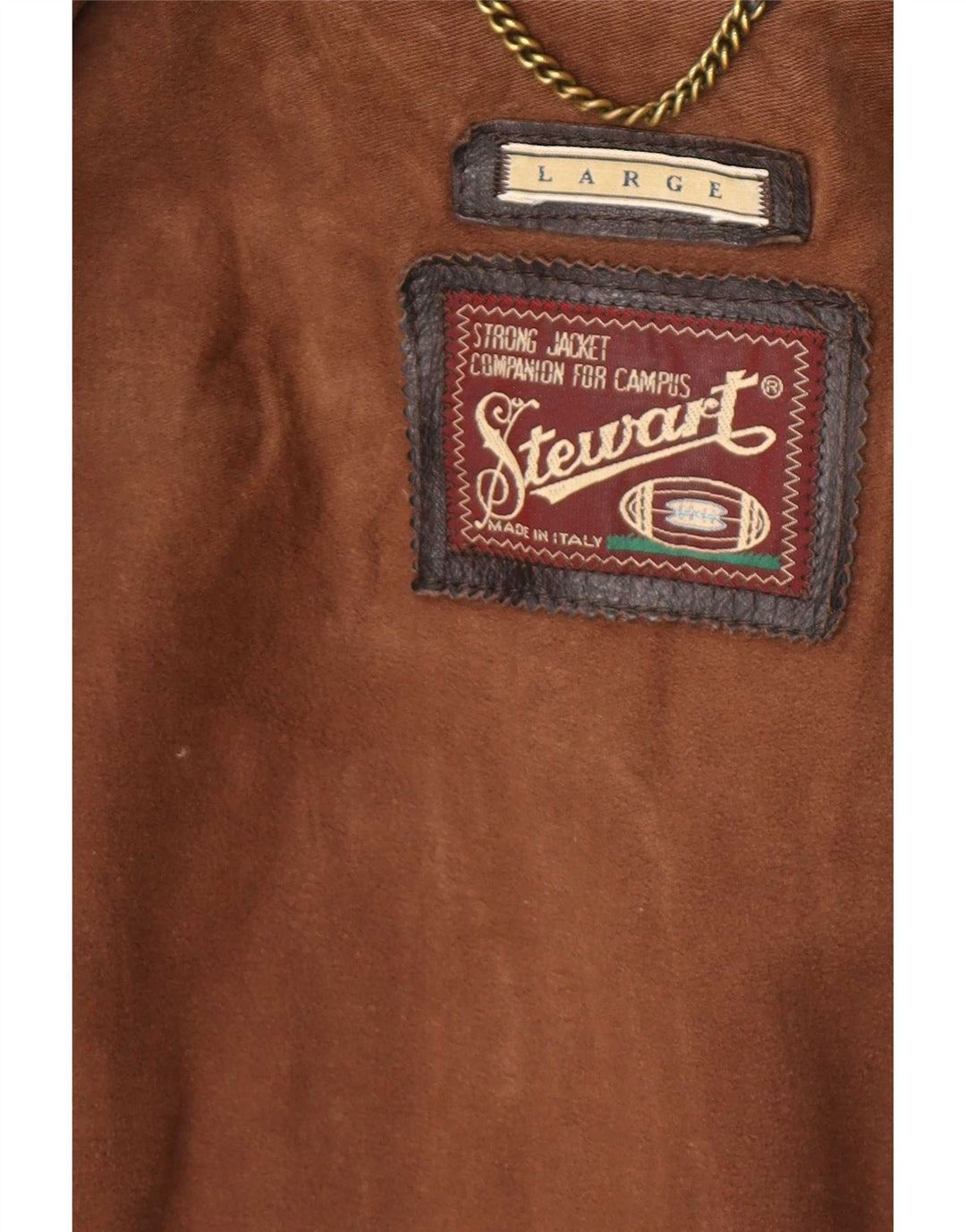 Stewart Veste en cuir pour homme UK 40 Large Marron