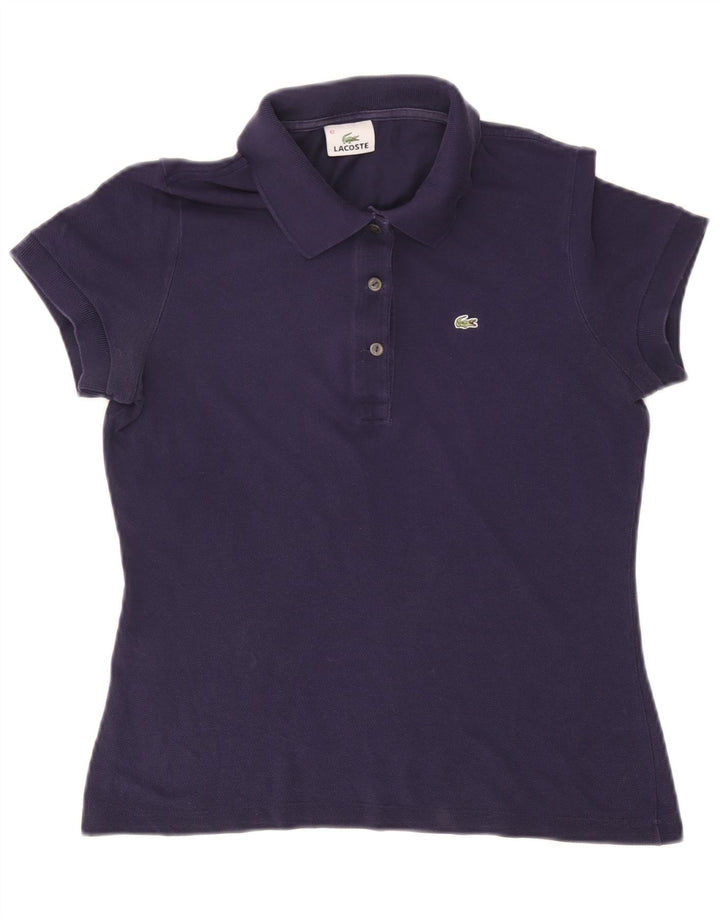 Lacoste Polo Femme Taille 42 Grand Coton Bleu Marine