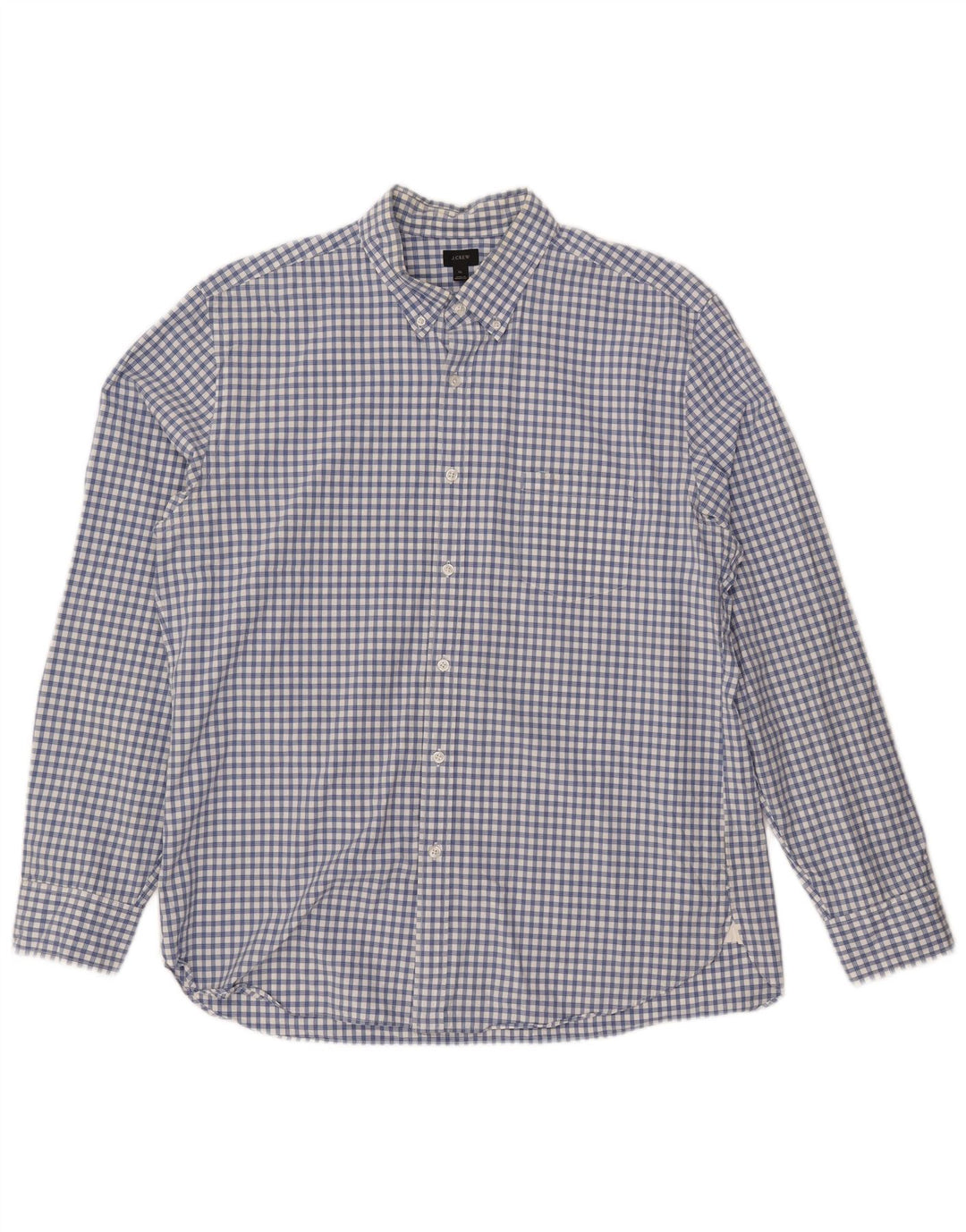 J. CREW Chemise Homme XL Bleu Carreaux Coton