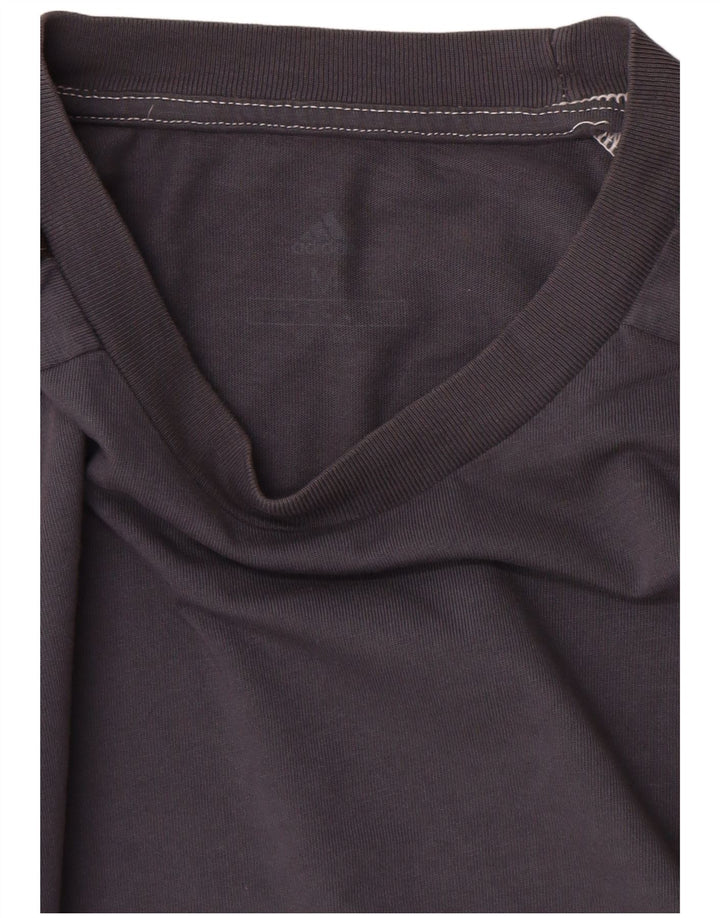 Adidas T-Shirt Homme Gris Moyen Camouflage Coton