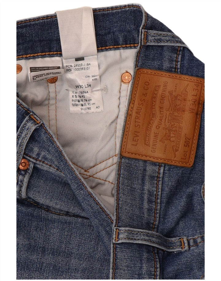 Levi's Jean 502 Tapered Homme Bleu Coton W30 L34