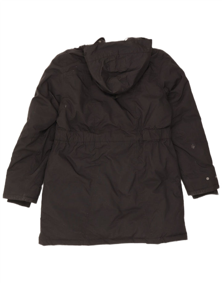 Mountain Warehouse Manteau rembourré à capuche pour femme UK 44 Large Noir Polyester