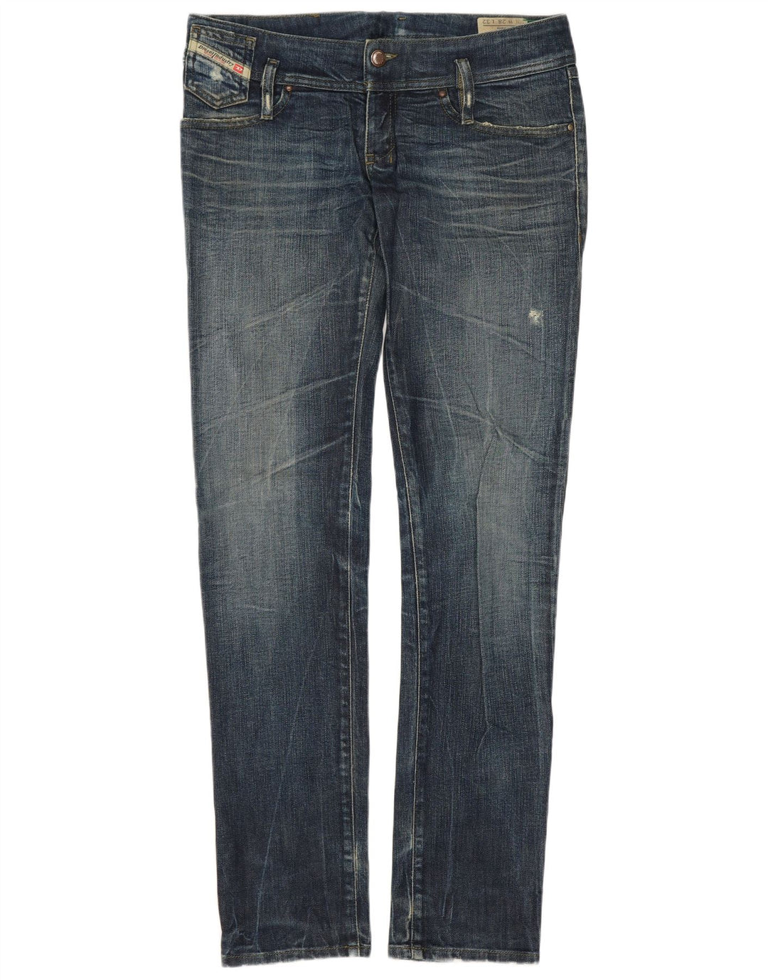 DIESEL Jean Slim Femme W28 L32 Bleu Marine Coton