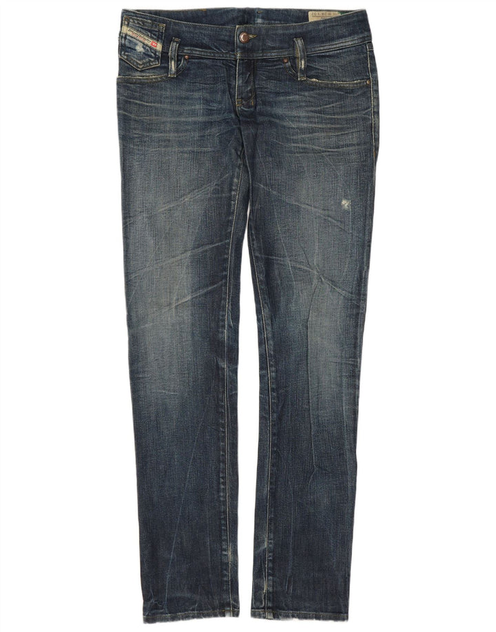 DIESEL Jean Slim Femme W28 L32 Bleu Marine Coton