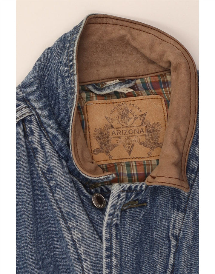 ARIZONA Veste en jean pour homme UK 40 Large Bleu Polyamide