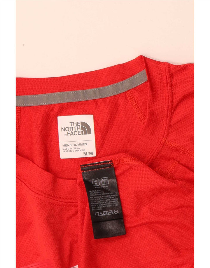 The North Face Hong Kong Graphic T-Shirt Top Homme Rouge Moyen Polyester