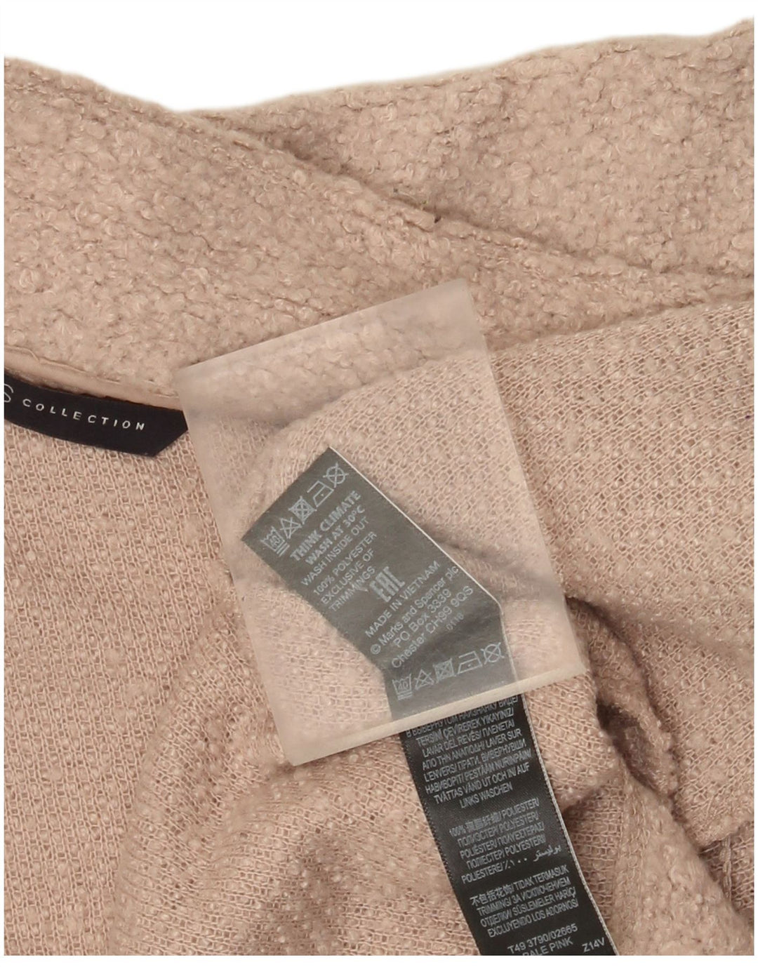 Marks & Spencer Manteau Femme UK 18 XL Rose Polyester