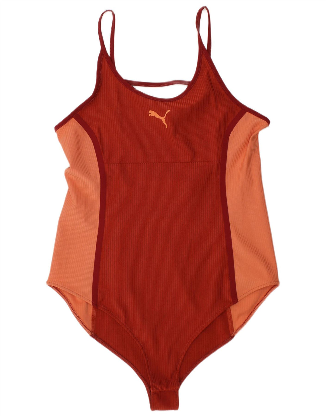 Puma Maillot de bain pour femme Orange moyen Colorblock Polyester Sports