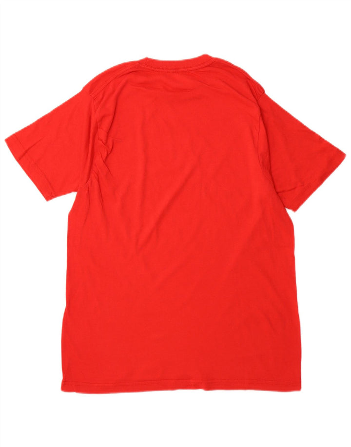 REEBOK Mens T-Shirt Top Medium Red Cotton